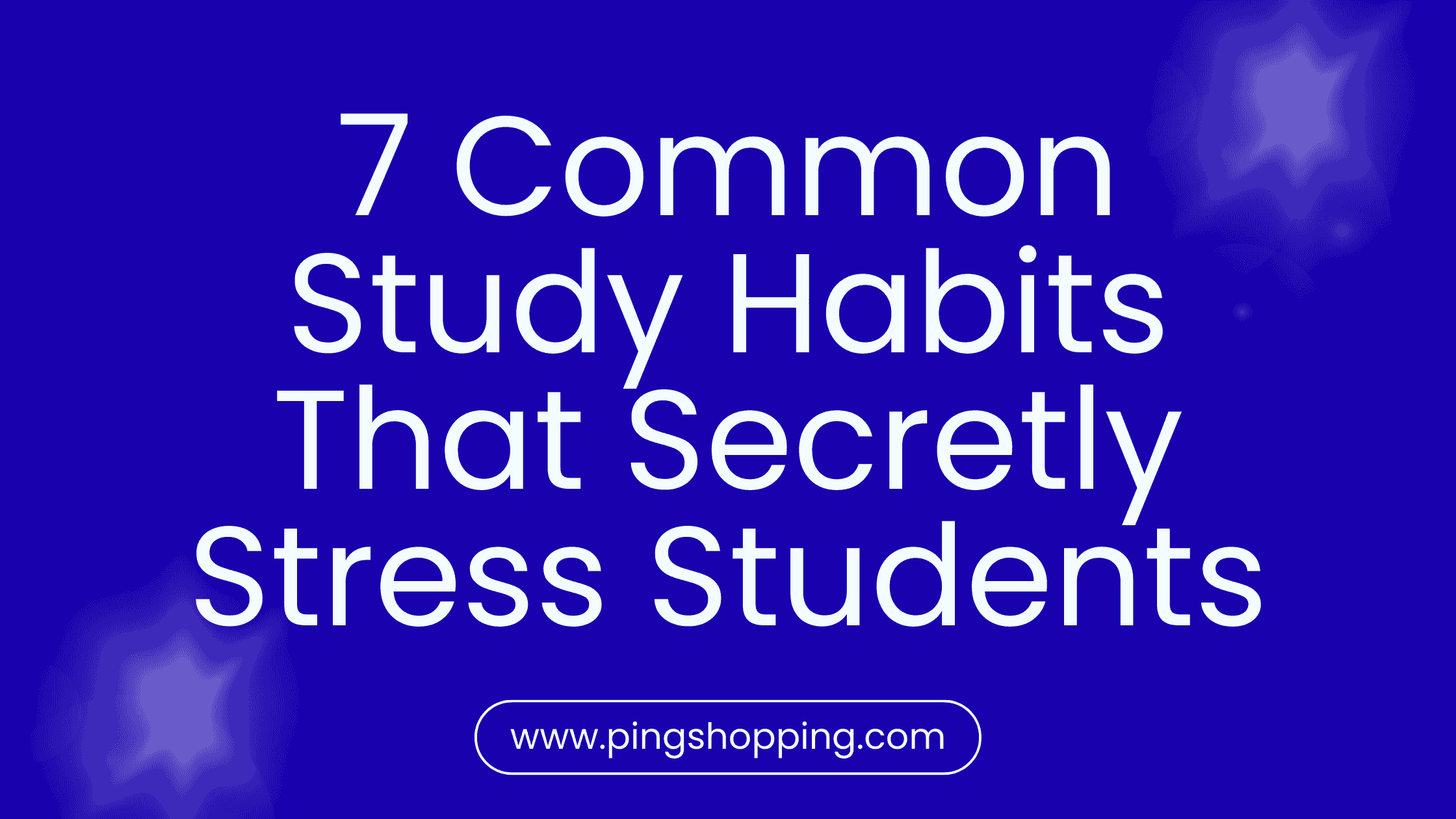 Study habits 4