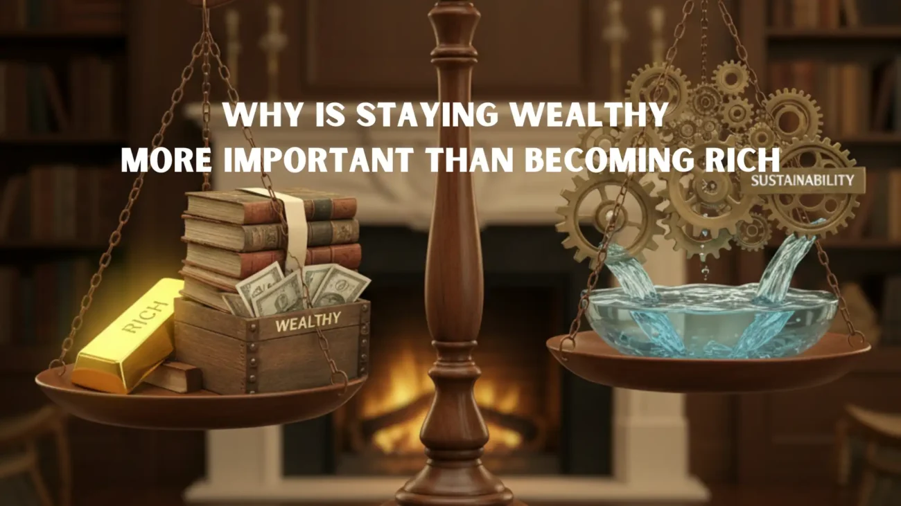 Staying Wealthy is more important than becoming rich