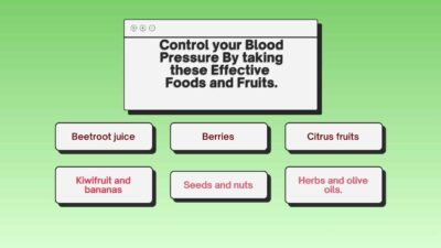 Control blood pressure: 5 most effective foods and fruits