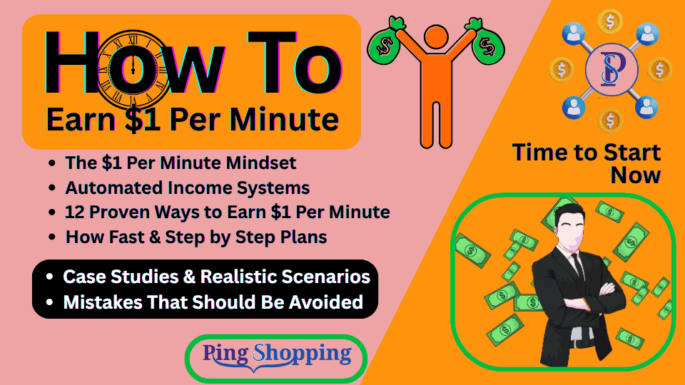how to earn 1 dollar per minute