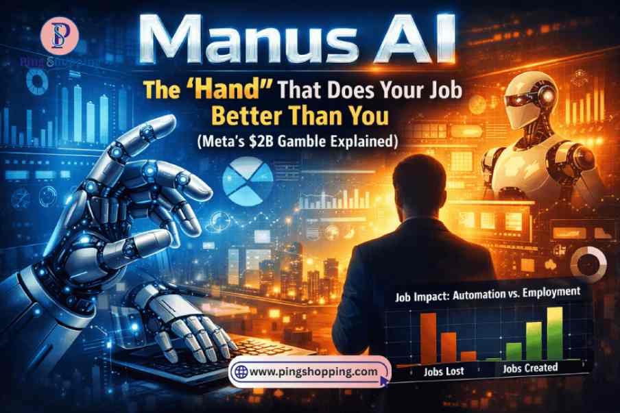 Latest blogs and articles from PingShopping Manus AI The 'Hand' That Does Your Job Better Than You (Meta's $2B Gamble Explained)